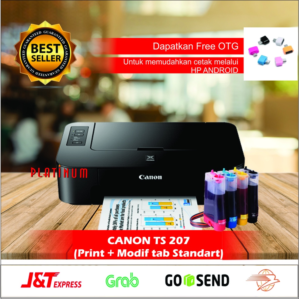 Jual Hot Sale Printer Canon Banting Harga Akhir Tahun Canon Ts207 Lengkap Modiikasi Tabung Tinta 2422