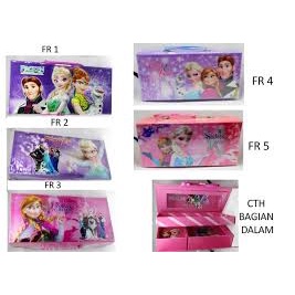 Tempat Pensil / Kotak Pensil Susun Anak KODE PIN HOLOGRAM 3D CERMIN &amp; LED