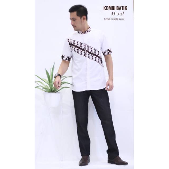 Koko batik. Hem batik. Kemeja batik. Baju koko