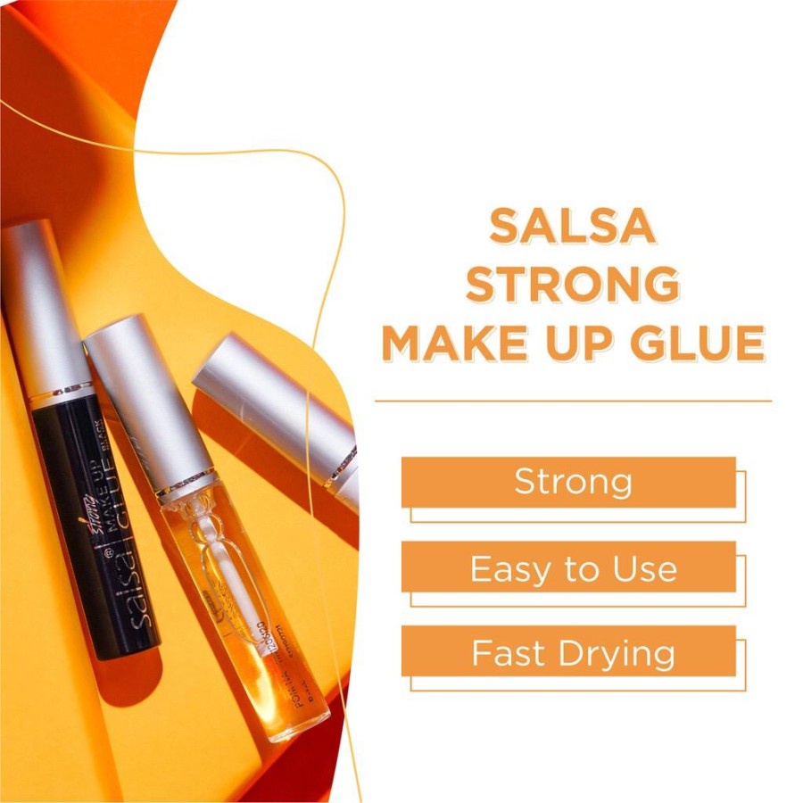 ★ BB ★ SALSA Strong Makeup Glue - White - Black - Transparant - Lem Bulu Mata