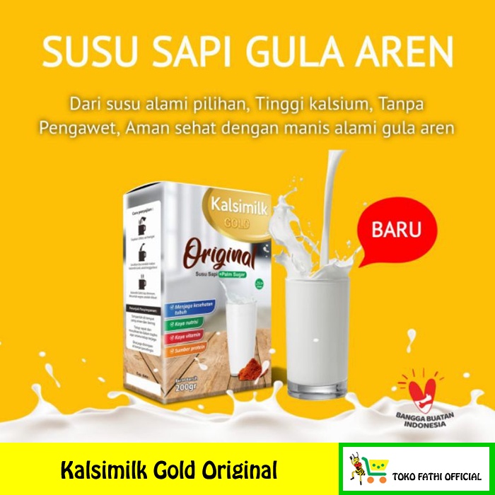 

Kalsimilk Gold Original Susu Sapi Bubuk original dengan gula aren