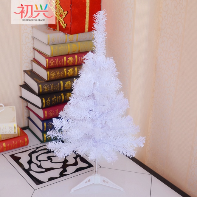 Pohon Natal PVC 60 cm Putih Termurah High Quality Aksesoris Dekorasi Christmas Hiasan