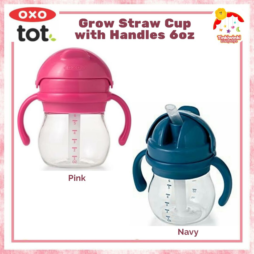 OXO TOT Grow Straw Cup With Handles 6oz