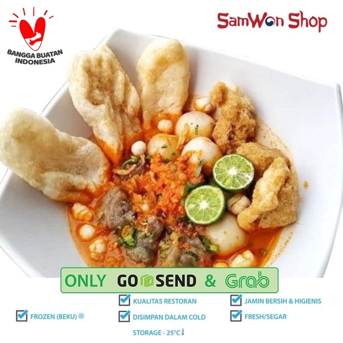 

INSTANT-CAMILAN- BASO ACI CUANKI TOPING KERING ± 100GR - BAKSO ACI INSTANT KHAS GARUT -CAMILAN-