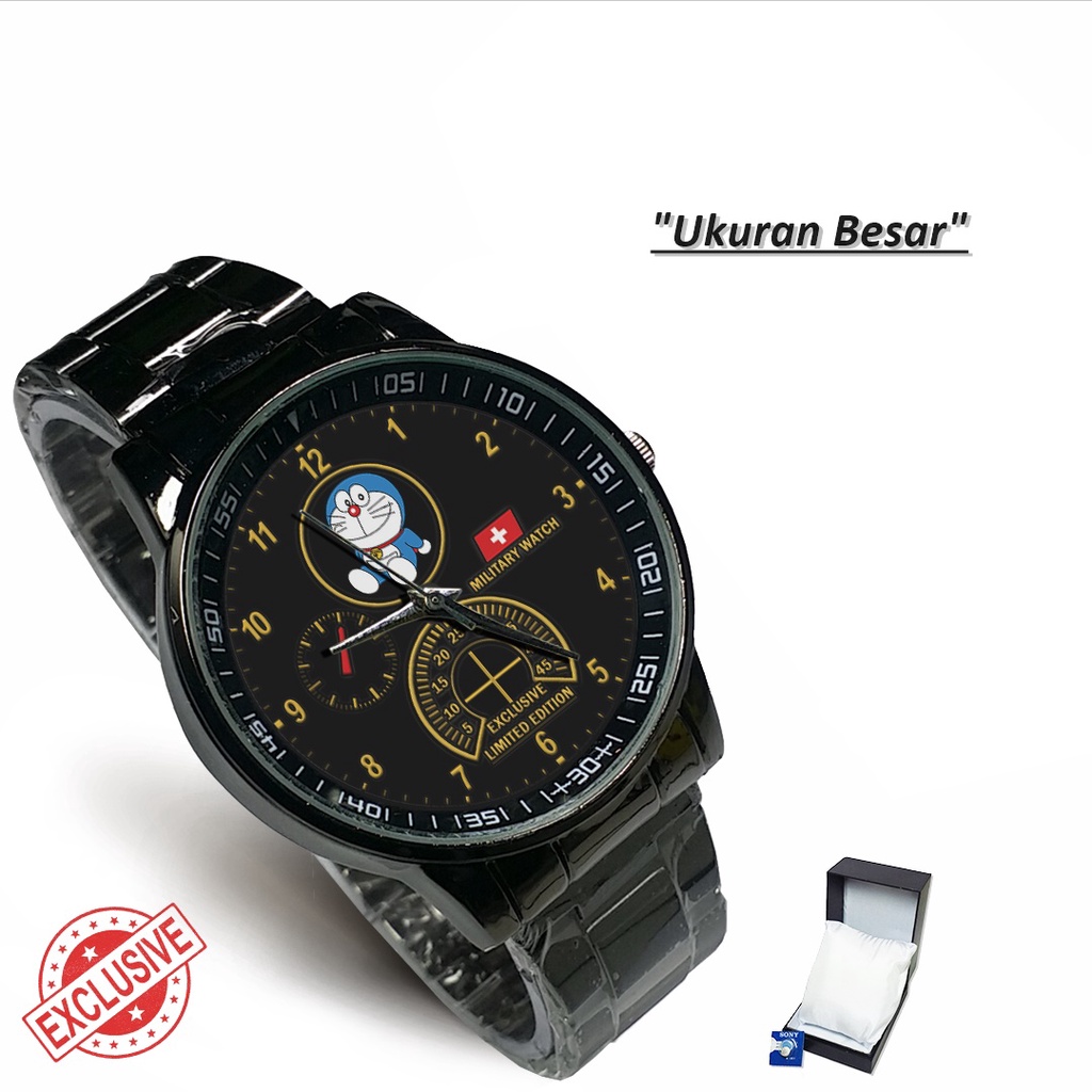 Jam Tangan Rantai Couple DORAEMON 1 (Awesome)