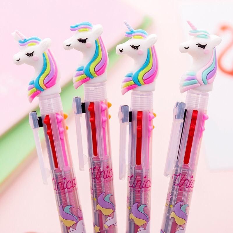 

Bundara.id At-840 Pena unicorn pulpen 6 warna cantik pulpen unicorn