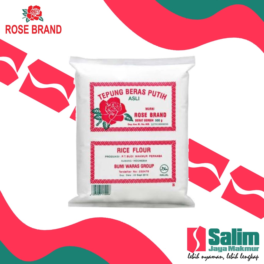 

Rose Brand Tepung Beras Putih 500 Gr
