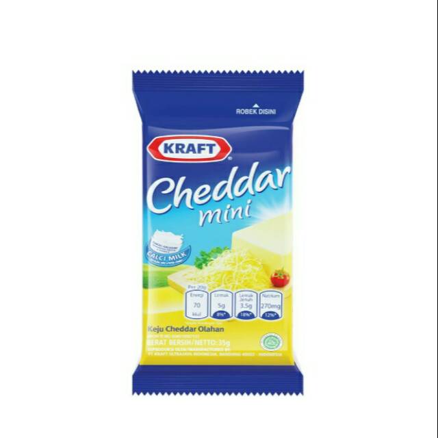 

Khaft keju cheddar mini 35 g