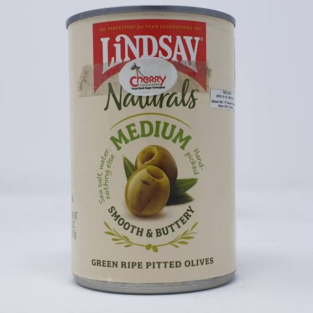 

LINDSEY NATURAL MEDIUM GREEN OLIVE CAN 170GR