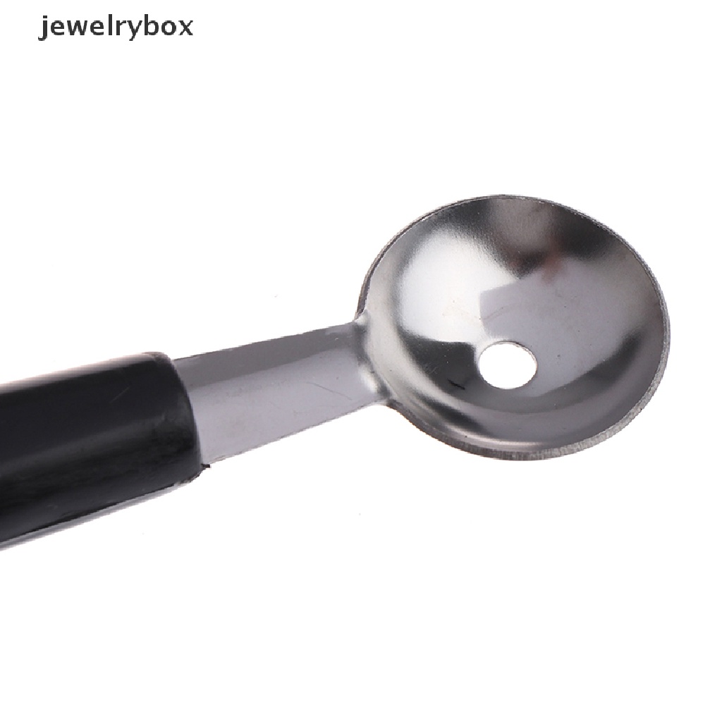 (jewelrybox) Sendok Scoop Es Krim Dua Sisi Bahan Stainless Steel Untuk Perlengkapan Dapur