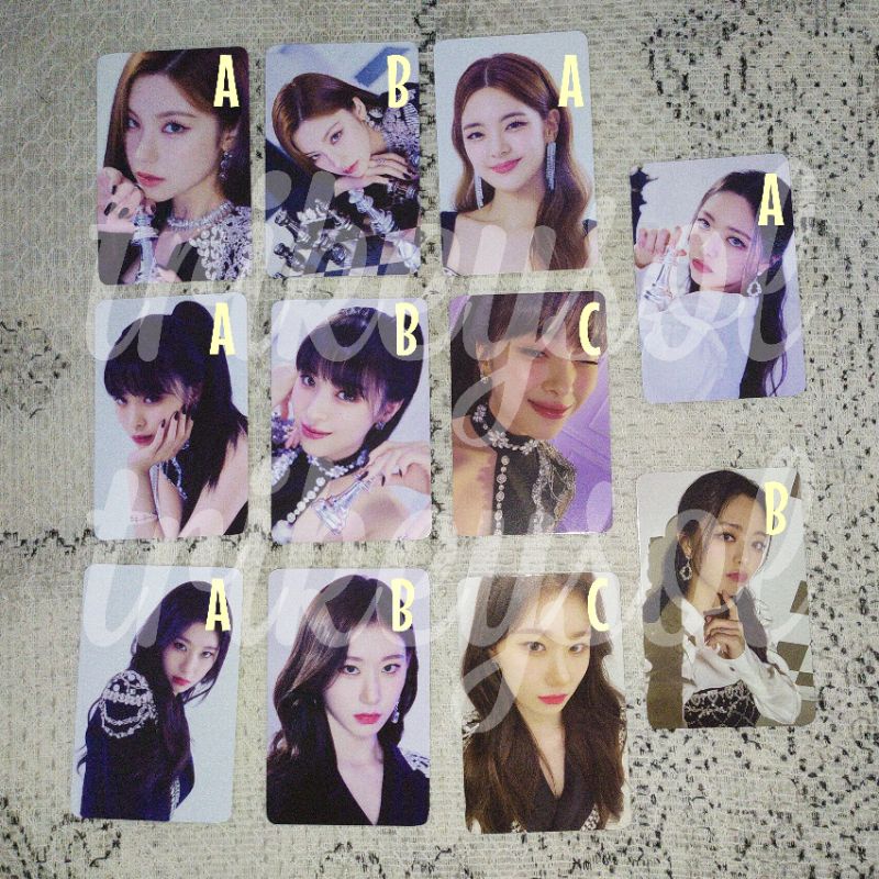 [Checkmate] PC TC Trading Card Yeji Lia Ryujin Chaeryeong Yuna ITZY (the 1st world tour md)