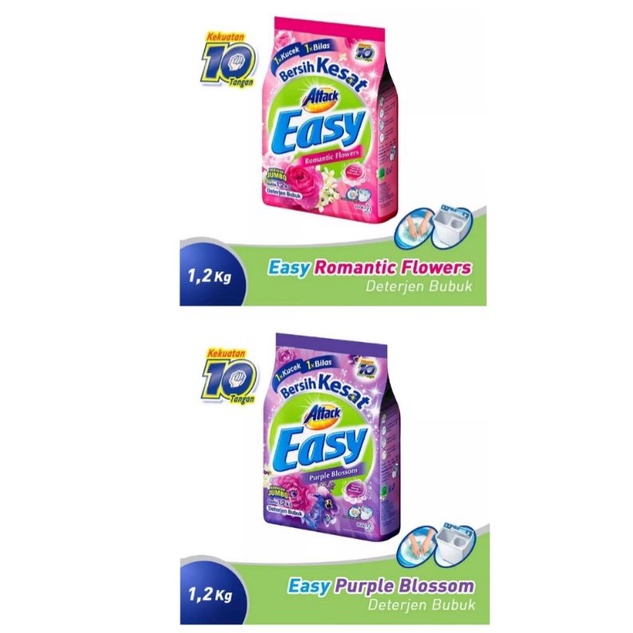 Attack easy detergen bubuk 1,2 kg