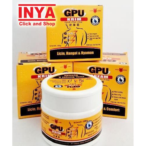 Obat Urut/Gosok GPU Krim ORIGINAL 150g