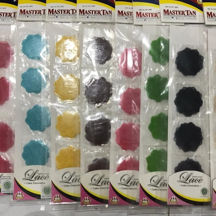 

Dekorasi Kue / Cake Decorative Master Tan Lace Cake Round kecil