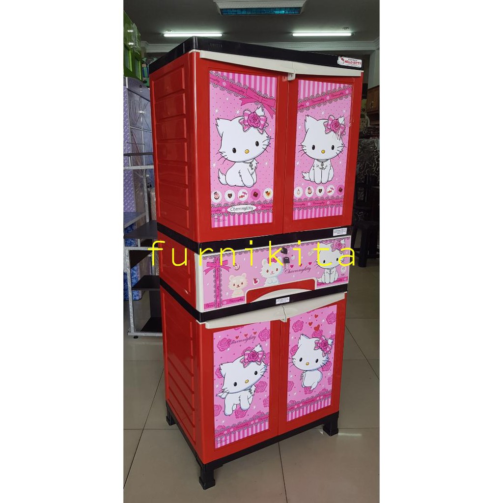  Harga  Lemari  Napolly  Hello  Kitty  3 Susun  LEMARILA