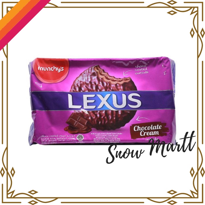 

Biskuit Munchys Lexus Chocolate Coated / Lapis Cokelat