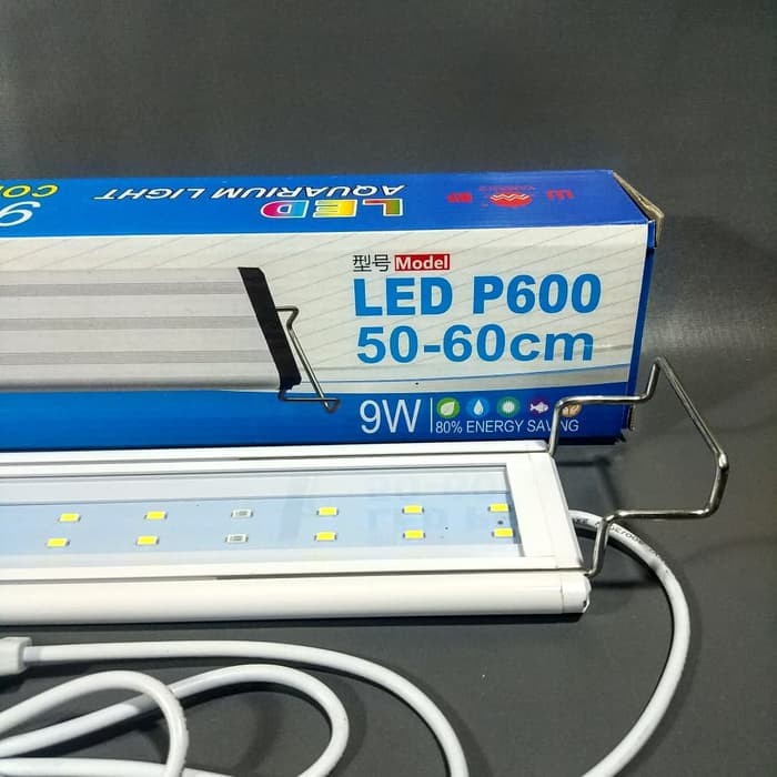 Lampu LED Aquarium Aquascape Yamano P600 P 600 50-60cm 60 cm 9 Watt 9W