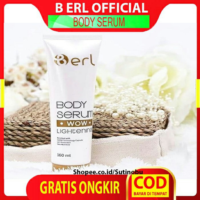 (Bisa COD) CREAM LOTION PENCERAH KULIT BERL COSMETICS OFFICIAL B ERL BODY SERUM