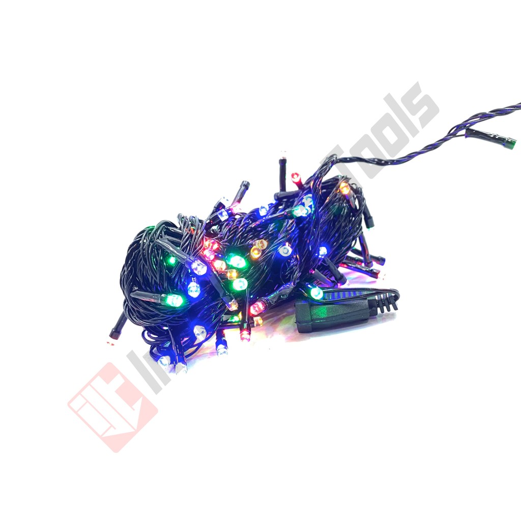 LAMPU POHON NATAL 100 LED TUMBLR - Christmas Light Colokan Sambung Dekorasi