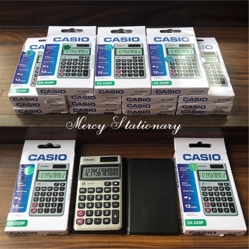 

Kalkulator Pocket Casio SX-320P 12 Digits - Calculator Travel Size