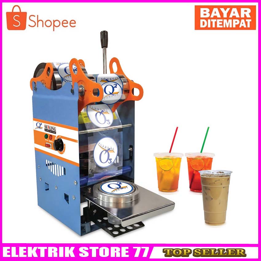 Mesin Cup Sealer Alat Press Gelas Plastik Manual Mesin Sealer Q2 8881