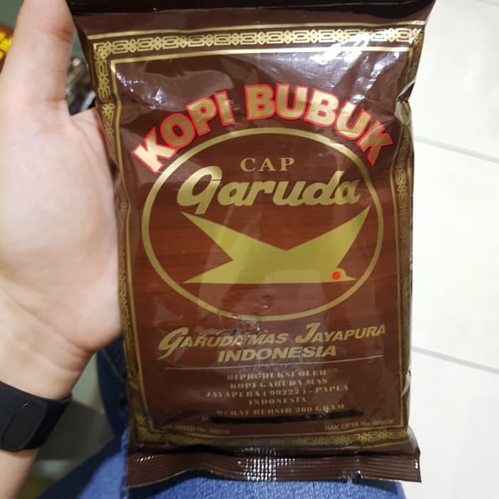 

Kopi bubuk cap garuda ASLI PAPUA ROBUSTA 200 gram