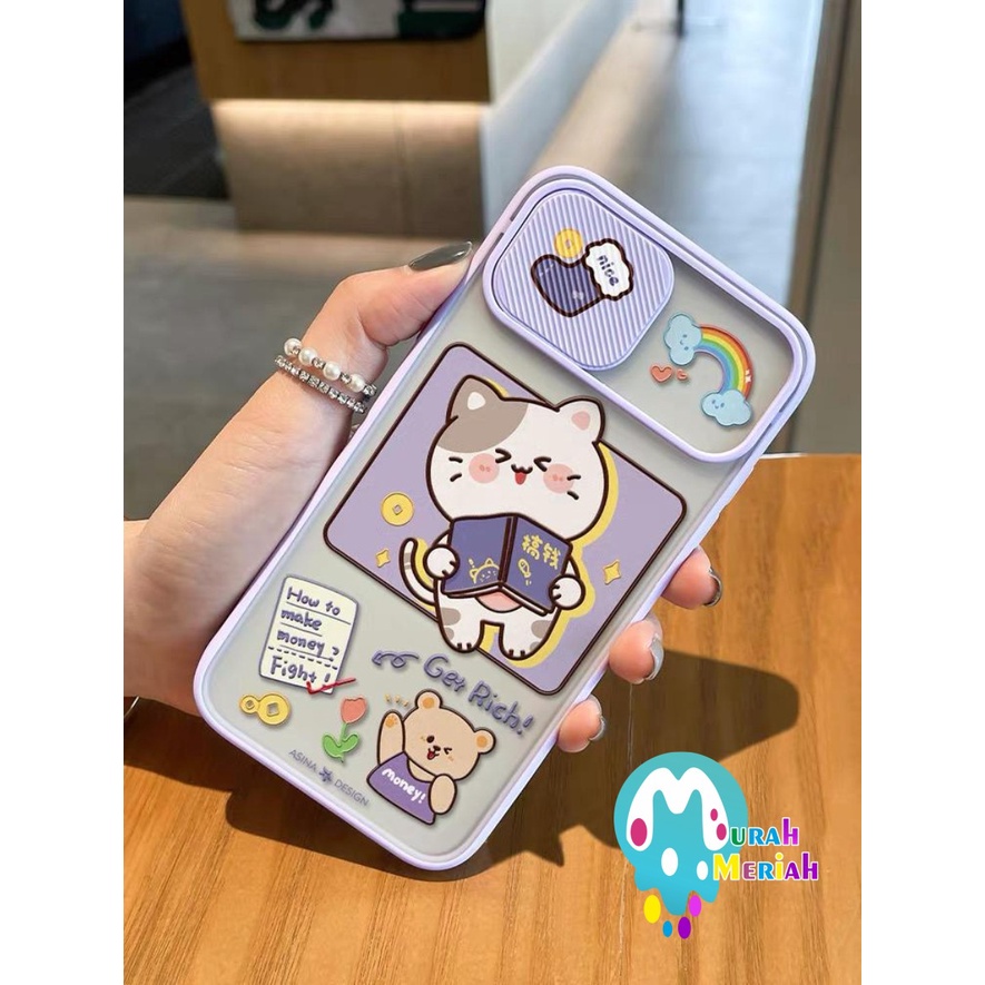 SS069 CASE SLIDE KARAKTER SAMSUNG A21S A31 A51 A50 A30S A50S A12 A52 A70 A33 A53 MM4353