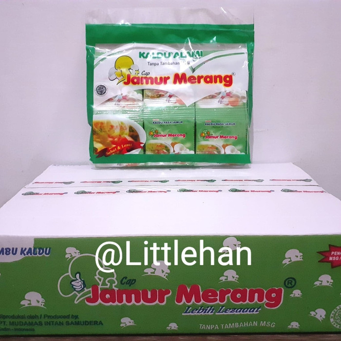 

Promo Spesial - Promo Kaldu Jamur Per Dus Cap Jamur Merang Halal Sehat Non Msg - Original Jamur