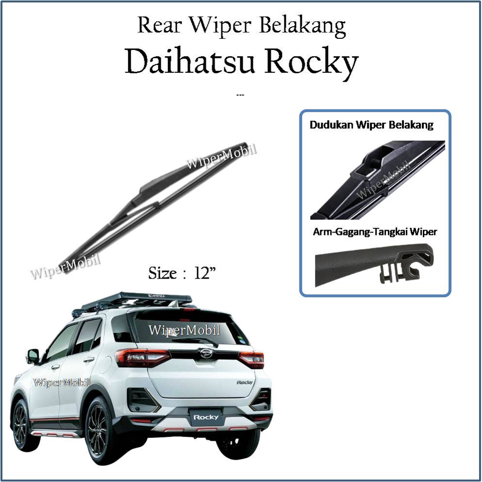 Jual Wiper Kaca Belakang Mobil Daihatsu Rocky Shopee Indonesia