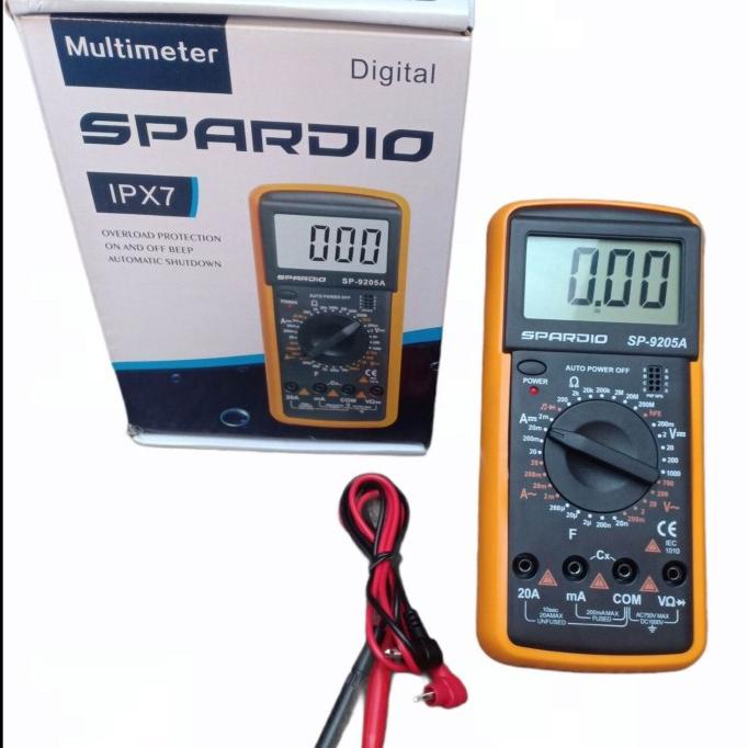 Avo Multimeter Digital DT-9205A SP-9205A 9205A Multitester LCD besar