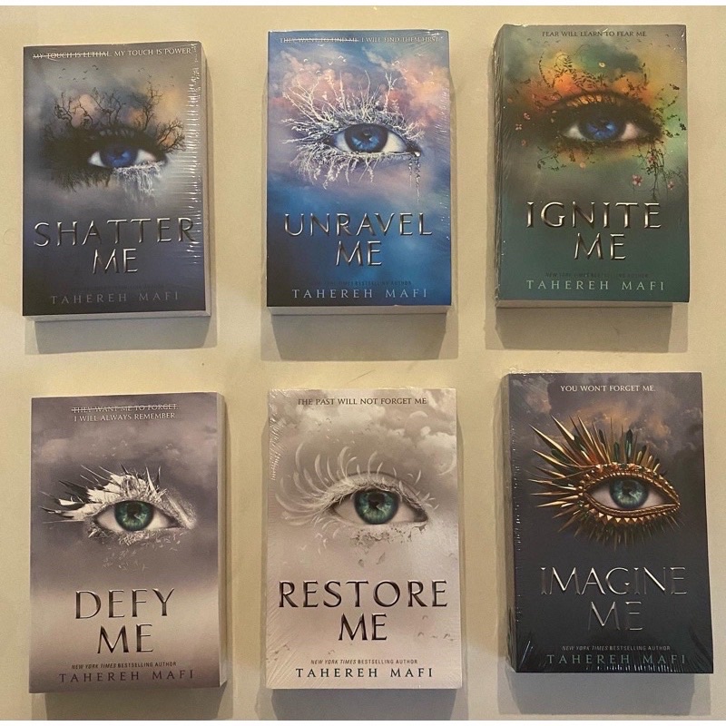 (New+English+ORIGINAL) Shatter Me Unravel Me Ignite Me Defy Me Unite Me fracture me imagine me taher