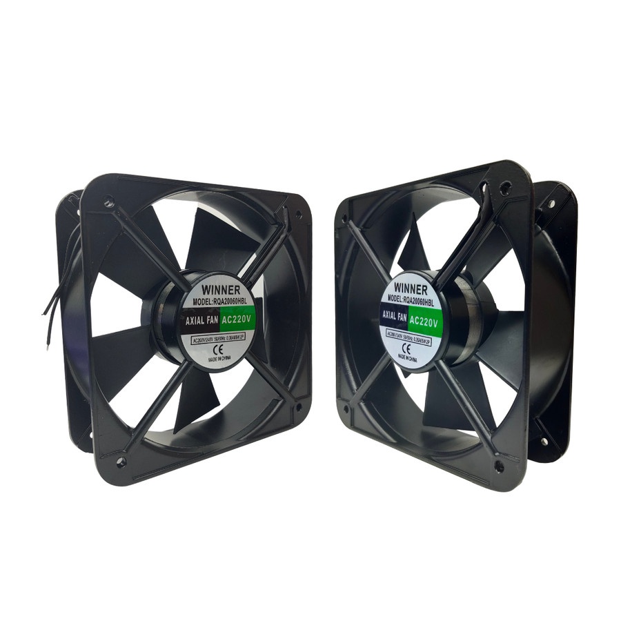 Kipas Pendingin Winner 20cm Cooling Fan AC 220v Ball Bearing 20 x 20 x 6 cm