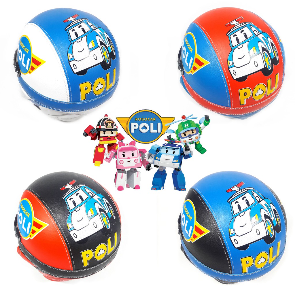 Helm Anak Retro Robocar Poli