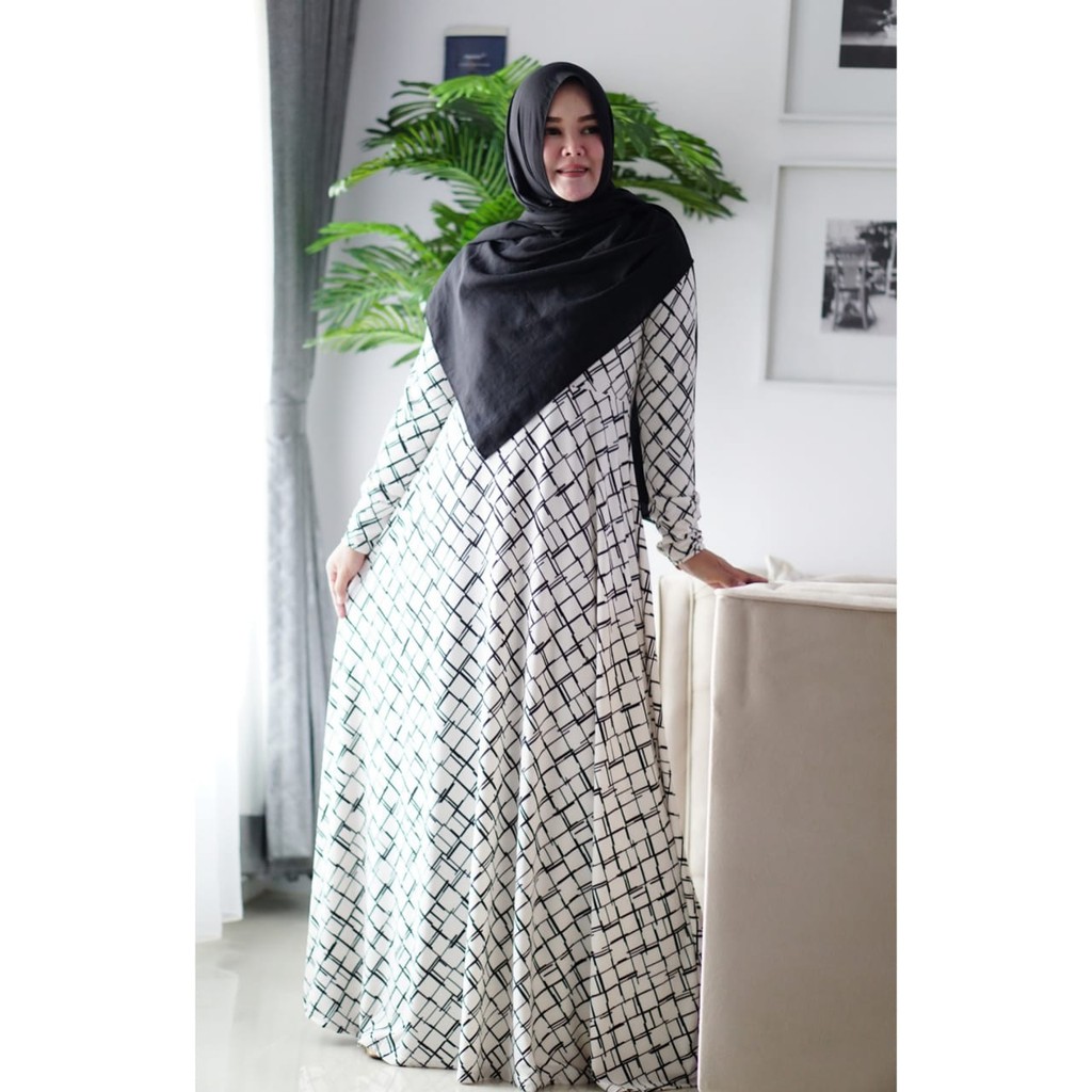 gamis jersey dewasa/gamis motif jersey Dress Menyusui