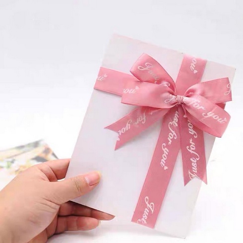 

RB PITA BUKET BOUQUET BUNGA JUST FOR YOU CELLOPHANE / RIBBON PITA KADO HIAS SATIN /SATEN Ukuran 2,5