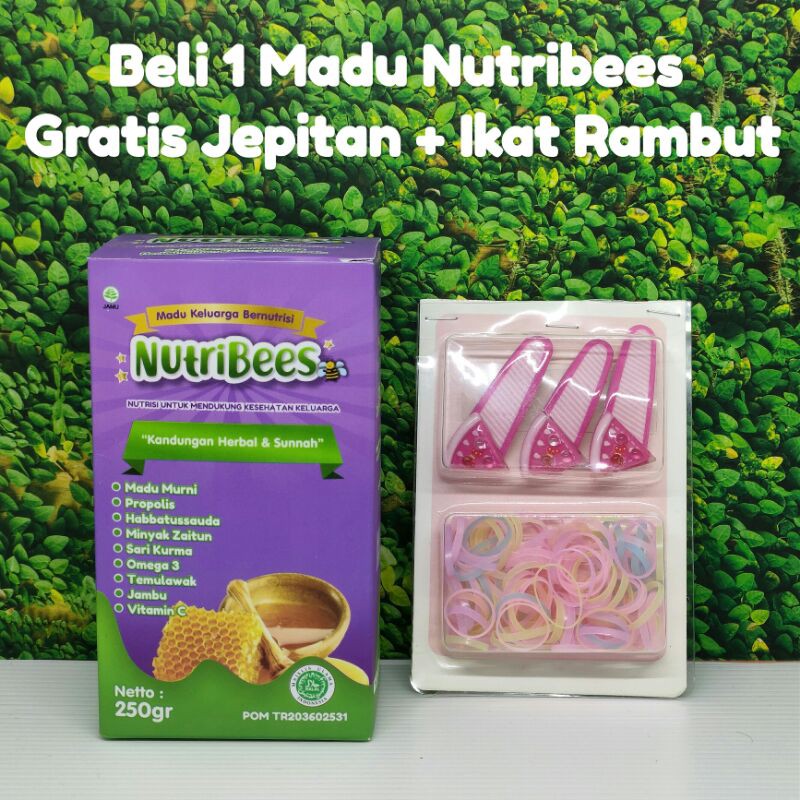 

Madu Nutribees Beli 1 Gratis Jepitan + Ikat Rambut