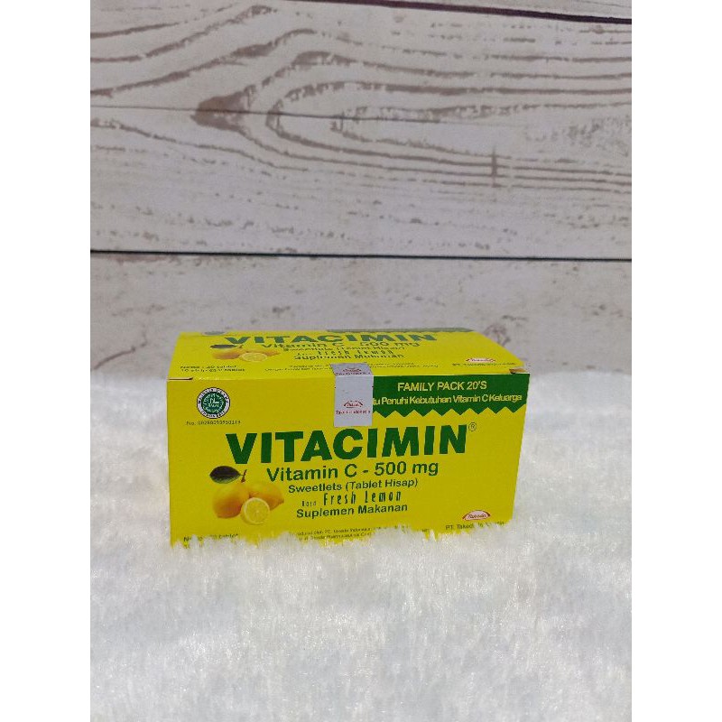Vitacimin C - 500mg 1box isi 10Strip @20 tablet