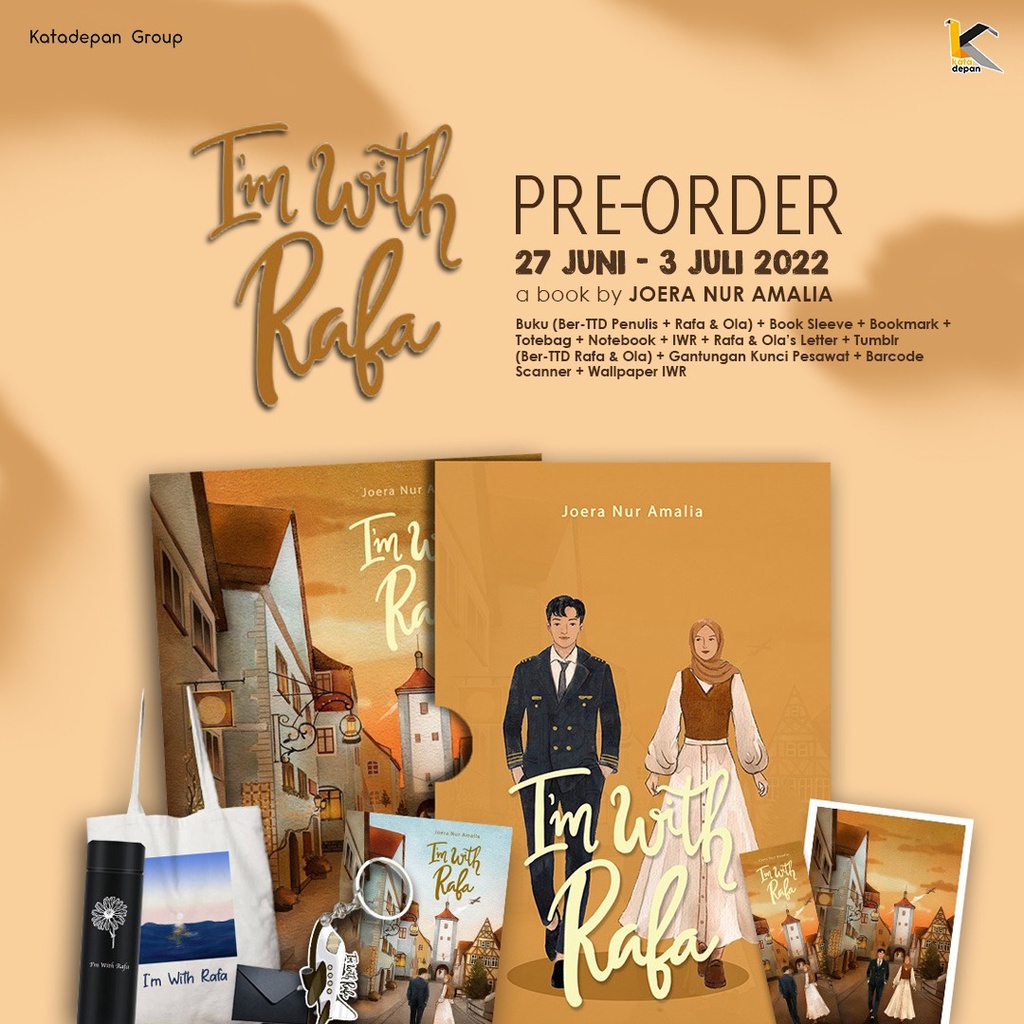 PRE ORDER NOVEL I'M WITH RAFA PENULIS  BY JOERA NUR AMALIA