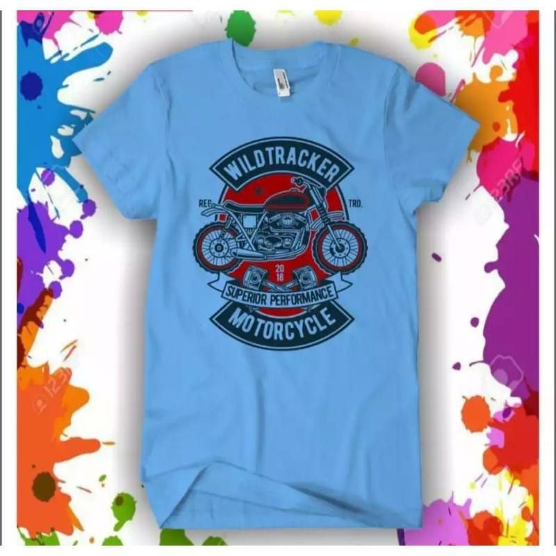 Kaos baju distro anak terbaru gambar motor trail