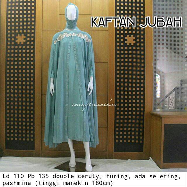Kaftan jubah hijau