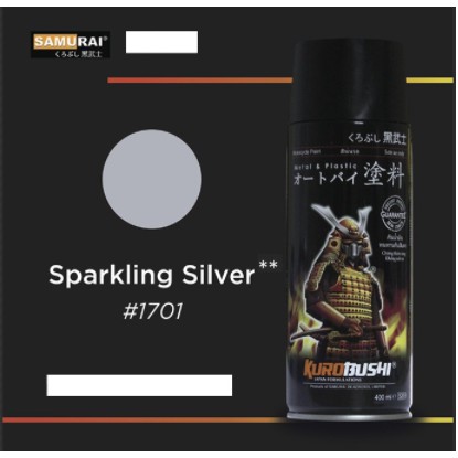 CAT PILOX SAMURAI SPARKLING SILVER 1701