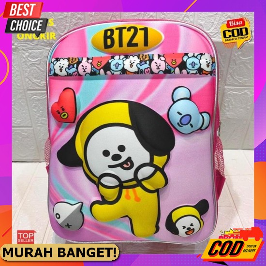Mallkita Bisa Bayar Ditempat[Cod]- Bt 21 Love Tas Ransel Anak Sekolah Sd Tk Paud Laki Laki Perempuan