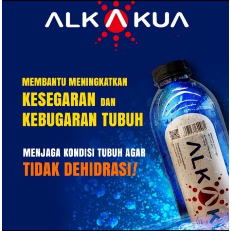 

AIR MINUM KESEHATAN ALKAKUA 1 dus isi 24 botol (500 ml) 40 botol (280ml)