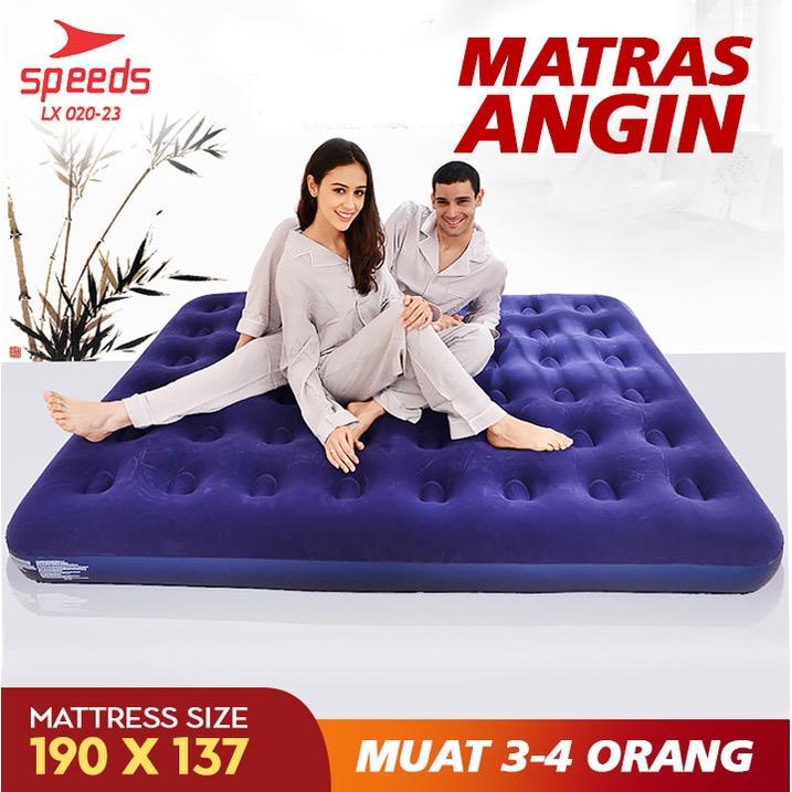 LICRA Kasur Angin Matras Tiup Lipat Air Bed Kolam King Size Orang Dewasa Single Double Tidur
