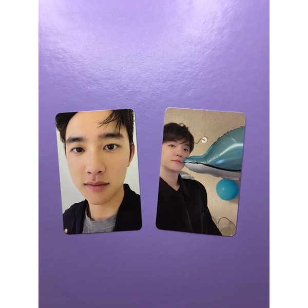 OFFICIAL PHOTOCARD KYUNGSOO (DFTF VER 2), BAEKHYUN (BAMBI PHOTOBOOK VER)