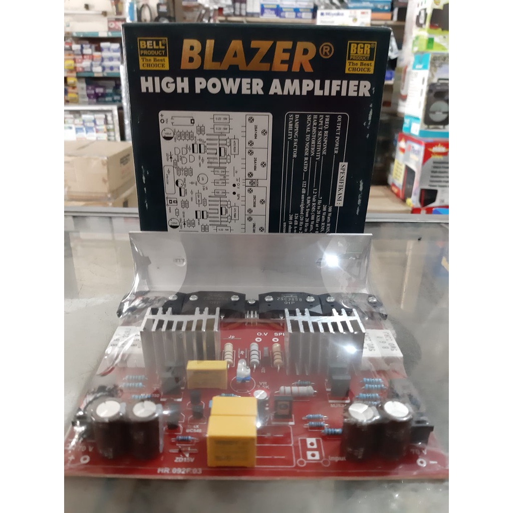 kit power amplifier blazer 500watt transistor sanken original
