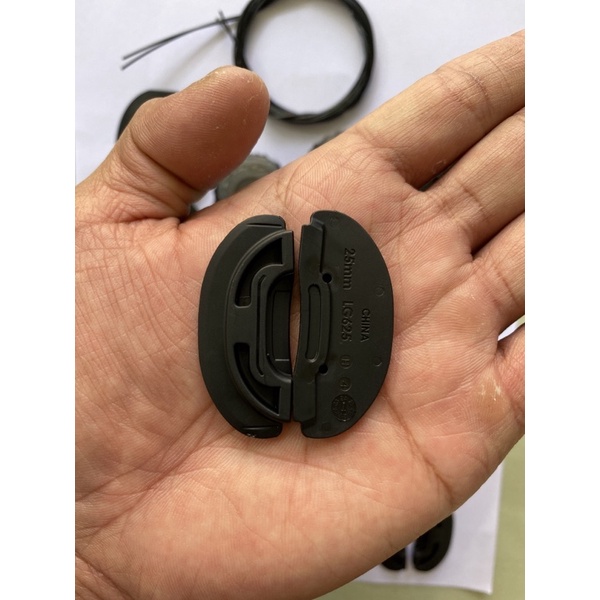 TALI PUTAR LACING SYSTEM 1 SET WARNA HITAM TALI 300cm