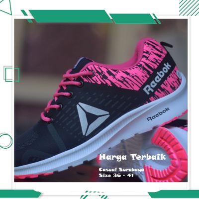 SEPATU ZUMBA REEBOK/  SEPATU ZUMBA REEBOK IMPORT /HITAM PINK