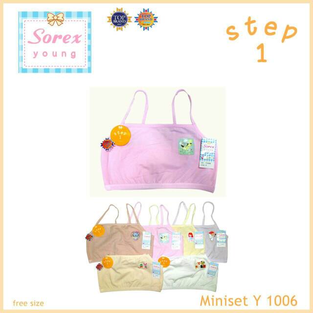 Miniset anak perempuan step 1 Y1006 sorex young  isi 3pcs