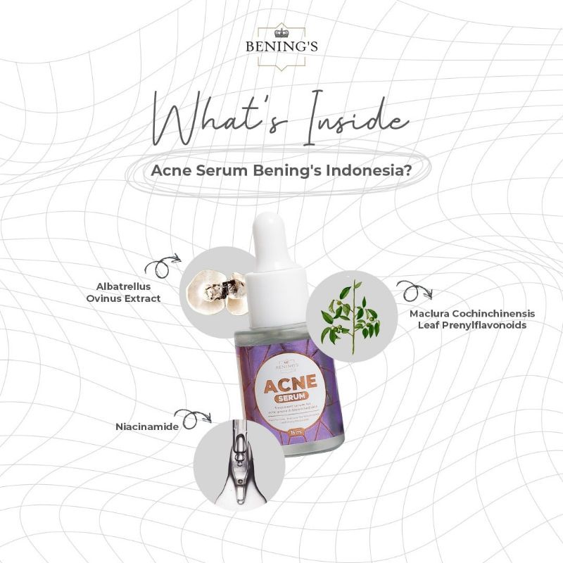 BENING'S ACNE SERUM JERAWAT DR OKY PRATAMA